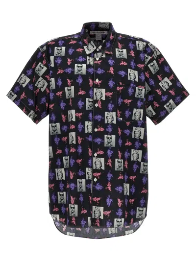 Comme Des Garçons Andy Warhol Shirt In Multicolor