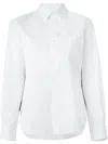Comme Des Garçons Tapered Shirt In White