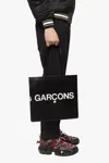 Comme Des Garçons Shopper Bag In Black