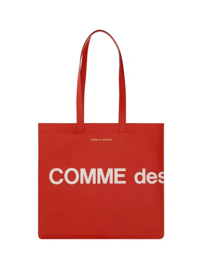 Comme Des Garçons Shopping Bag In Red