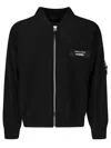 Comme Des Garçons Zip-up Sweatshirt In Black