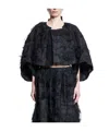 Comme Des Garçons Short Casual Jacket In Black