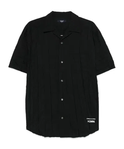 Comme Des Garçons Short Sleeve Shirt In Black
