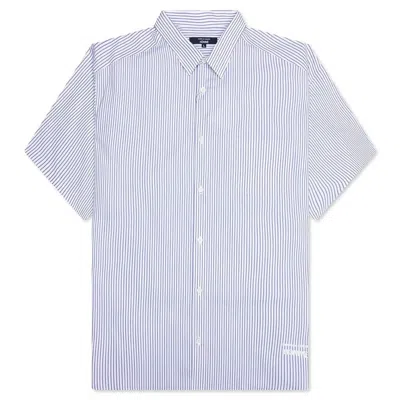 Comme Des Garçons Short Sleeve Shirt In Blue