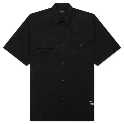 Comme Des Garçons Short Sleeve Shirt In Black