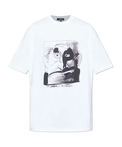 Comme Des Garçons Short Sleeve T-shirt In Transparent
