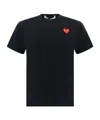 Comme Des Garçons Logo T-shirt In Black