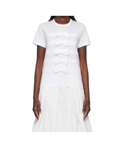 Comme Des Garçons Short-sleeved T-shirt In White