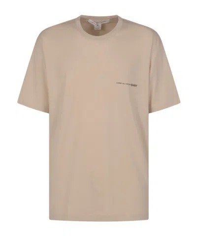 Comme Des Garçons Short-sleeved T-shirt In Brown