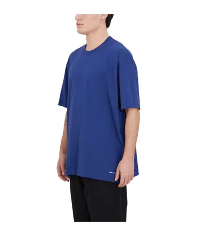 Comme Des Garçons Short-sleeved T-shirt In Blue