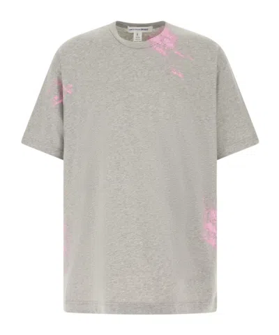 Comme Des Garçons Short-sleeved T-shirt In Grey