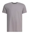 Comme Des Garçons Crew Neck Plain Design Short Sleeves In Gray