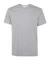 Comme Des Garçons Men's Graphic Print T-shirt With Back Detail In Gray