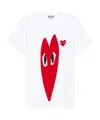 Comme Des Garçons Short-sleeved T-shirt In White