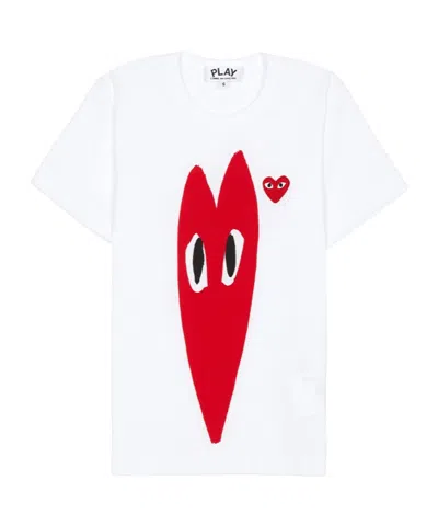Comme Des Garçons Short-sleeved T-shirt In White
