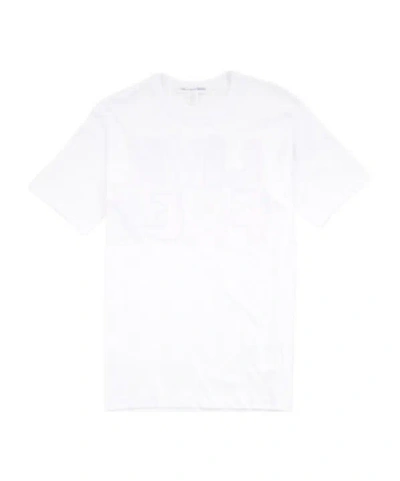 Comme Des Garçons Short-sleeved T-shirt In White