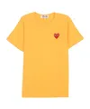 Comme Des Garçons Short-sleeved T-shirt In Yellow