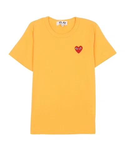 Comme Des Garçons Short-sleeved T-shirt In Yellow