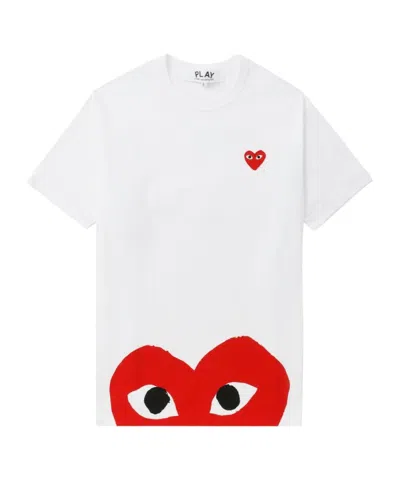 Comme Des Garçons Short-sleesleeved T-shirt In White