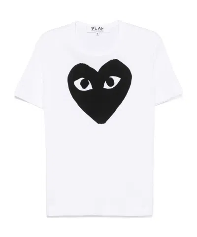 Comme Des Garçons Short-sleesleeved T-shirt In White