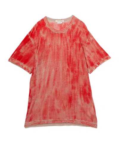 Comme Des Garçons Short-sleeve T-shirt In Red