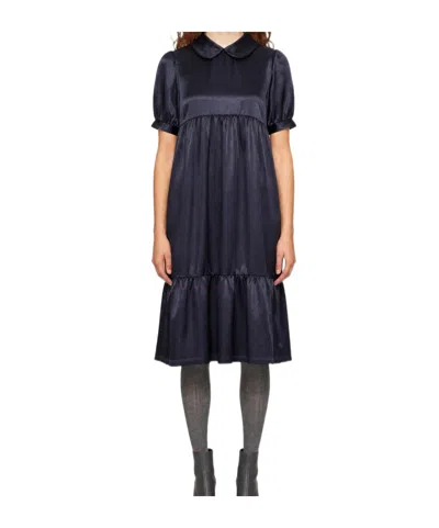 Comme Des Garçons Short-sleeved Dress In Blue
