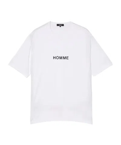 Comme Des Garçons Short-sleeved T-shirt In White