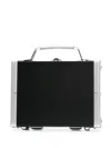 Comme Des Garçons Rectangular Shoulder Bag Top Handle In Black