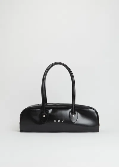 Comme Des Garçons Shoulder Purse, Large In Black