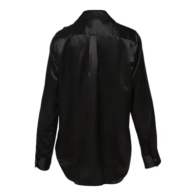 Comme Des Garçons Side Bowknot Blouse In Black