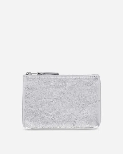 Comme Des Garçons Silver Line Zip Pouch Silver
