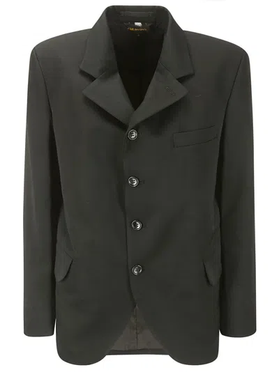 Comme Des Garçons Single -breasted Jacket With Structured Straps