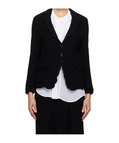 Comme Des Garçons Single-breasted Blazer In Black