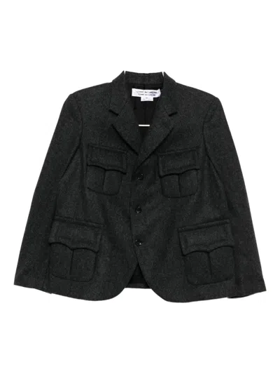 Comme Des Garçons Single-breasted Blazer In Multi