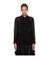 Comme Des Garçons Single-breasted Casual Jacket In Black