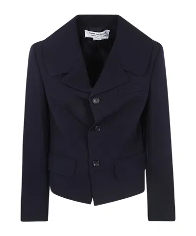 COMME DES GARÇONS COMME DES GARÇONS COMME DES GARÇON TWILL BUTTONED BLAZER