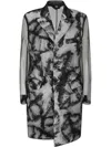Comme Des Garçons Long Sleeve Casual Jacket In Grey