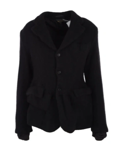 Comme Des Garçons Single-breasted Suit Jacket In Black