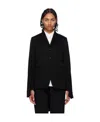 Comme Des Garçons Single-breasted Suit Jacket In Black