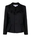 COMME DES GARÇONS SINGLE-BREASTED TEXTURED BLAZER