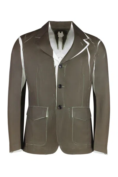 COMME DES GARÇONS COMME DES GARÇONS SINGLE-BREASTED THREE-BUTTON JACKET