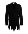 Comme Des Garçons Single-breasted Wool Blazer In Black