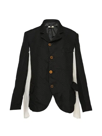 Comme Des Garçons Single-breasted Blazer In Black
