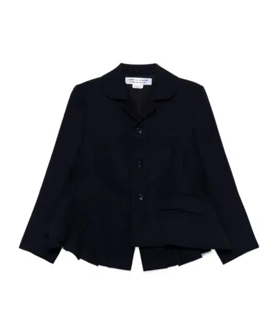Comme Des Garçons Single-breasted Blazer In Blue