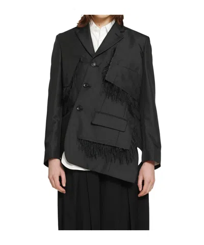 Comme Des Garçons Single-breasted Suit Jacket In Black