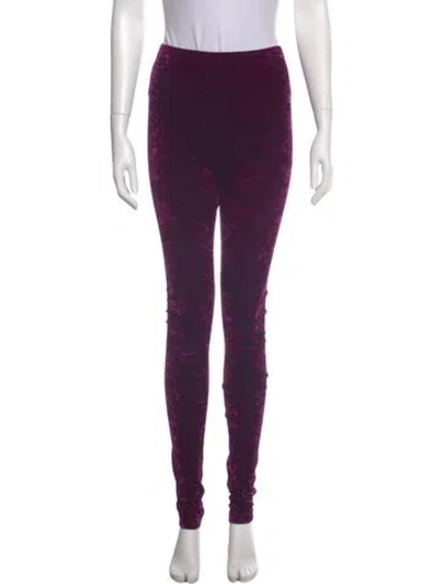 Pre-owned Comme Des Garçons Skinny Leg Pants In Purple
