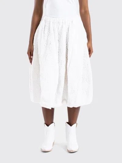 Comme Des Garçons Comme Des Gar&ccedil;ons Skirt Woman  In White