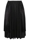 Comme Des Garçons Black Polyester Clothing Skirts