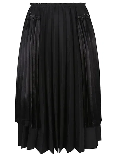 COMME DES GARÇONS COMME DES GARÇONS PLEATED MIDI SKIRT