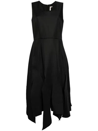 Comme Des Garçons Sleeveless Dress In Black